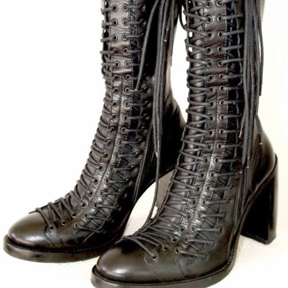 ISO Ann demeulemeester lace up boot with heel - Picture 2 of 3